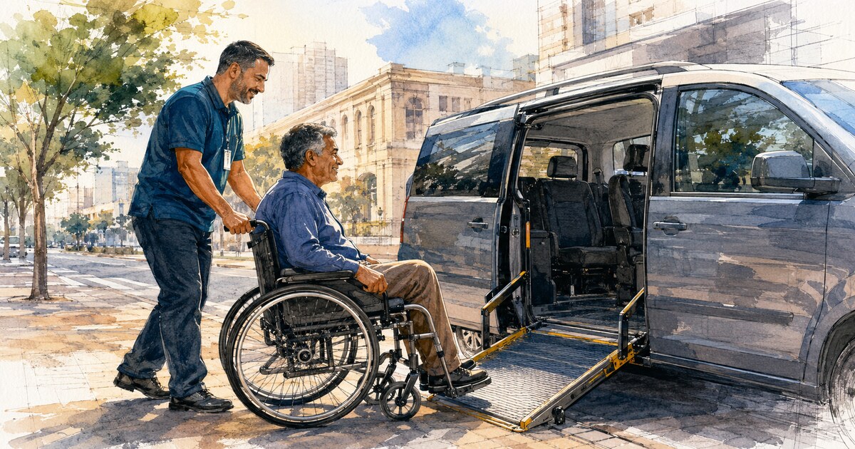 Ilustração editorial: Prazo para pedir transporte especial nas eleições termina segunda